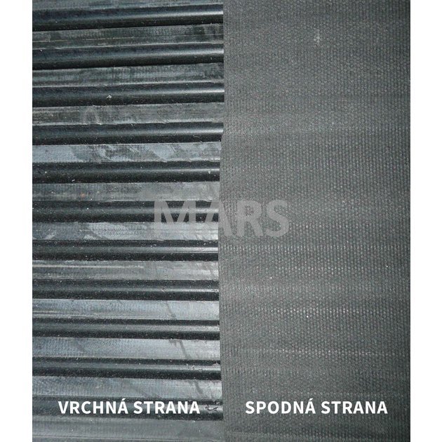 Dielektrická gumová rohož 4,5 mm – šírka 1300 mm